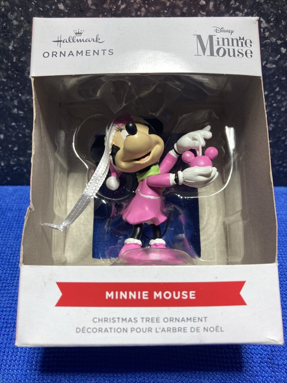 2.5” New Box 2025 Hallmark Ornament Christmas Tree Minnie Mouse Pink Mrs Claus
